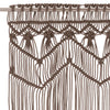 Vidaxl Vorhang Macramé 140x240 cm Baumwolltaupe
