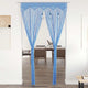 Vidaxl Vorhang Macramé 140x240 cm Baumwollblau