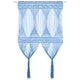 Vidaxl Vorhang Macramé 140x240 cm Baumwollblau