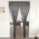 VIDAXL -Vorhang Macramé 140x240 cm Baumwoll -Anthrazit