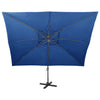 Vidaxl schwimmendes Parasol mit Doppeldach 400x300 cm Azure Blau