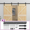 Vidaxl -Schiebetür mit Teig 80x210 cm Festkiefer