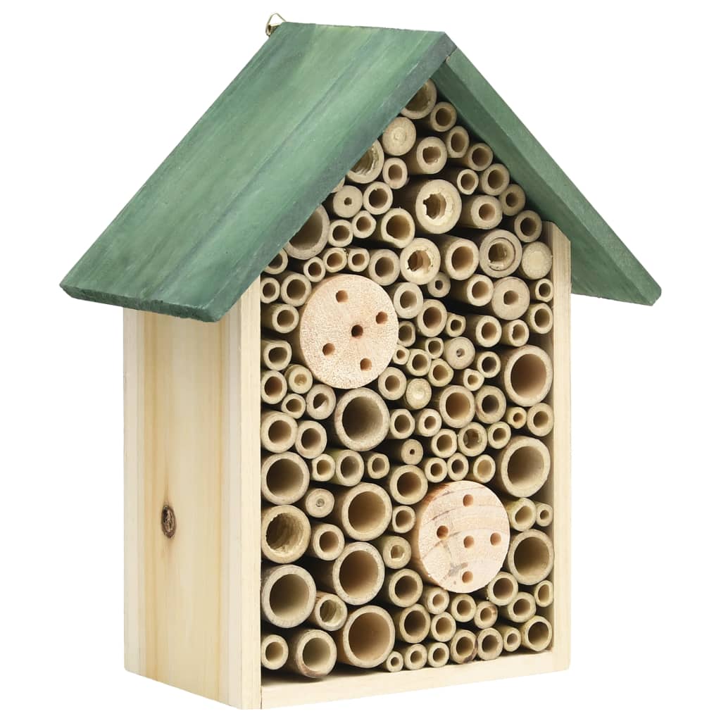 Vidaxl Insektenhotels 2 PCs 23x14x29 cm Festkieferholz