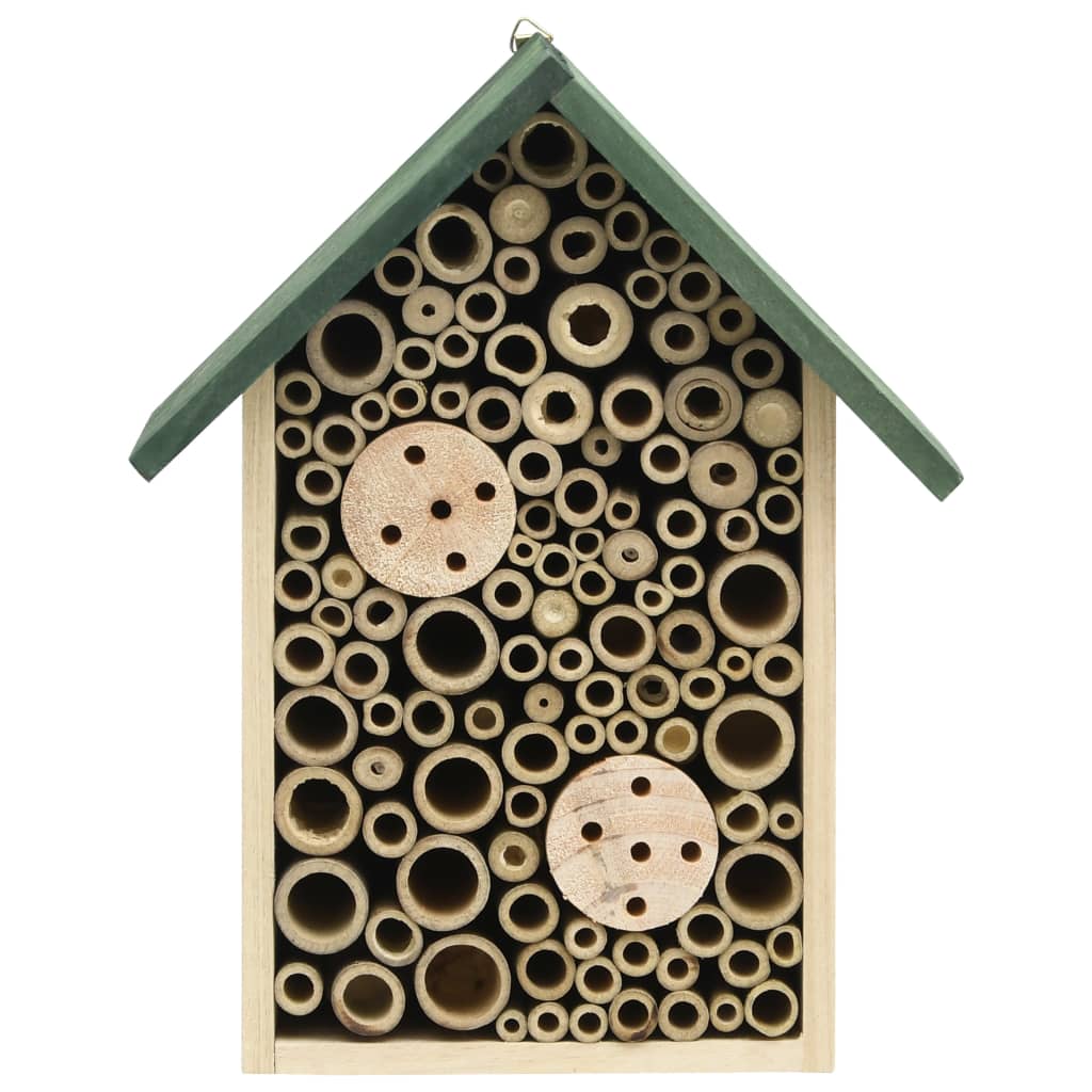 Vidaxl Insektenhotels 2 PCs 23x14x29 cm Festkieferholz