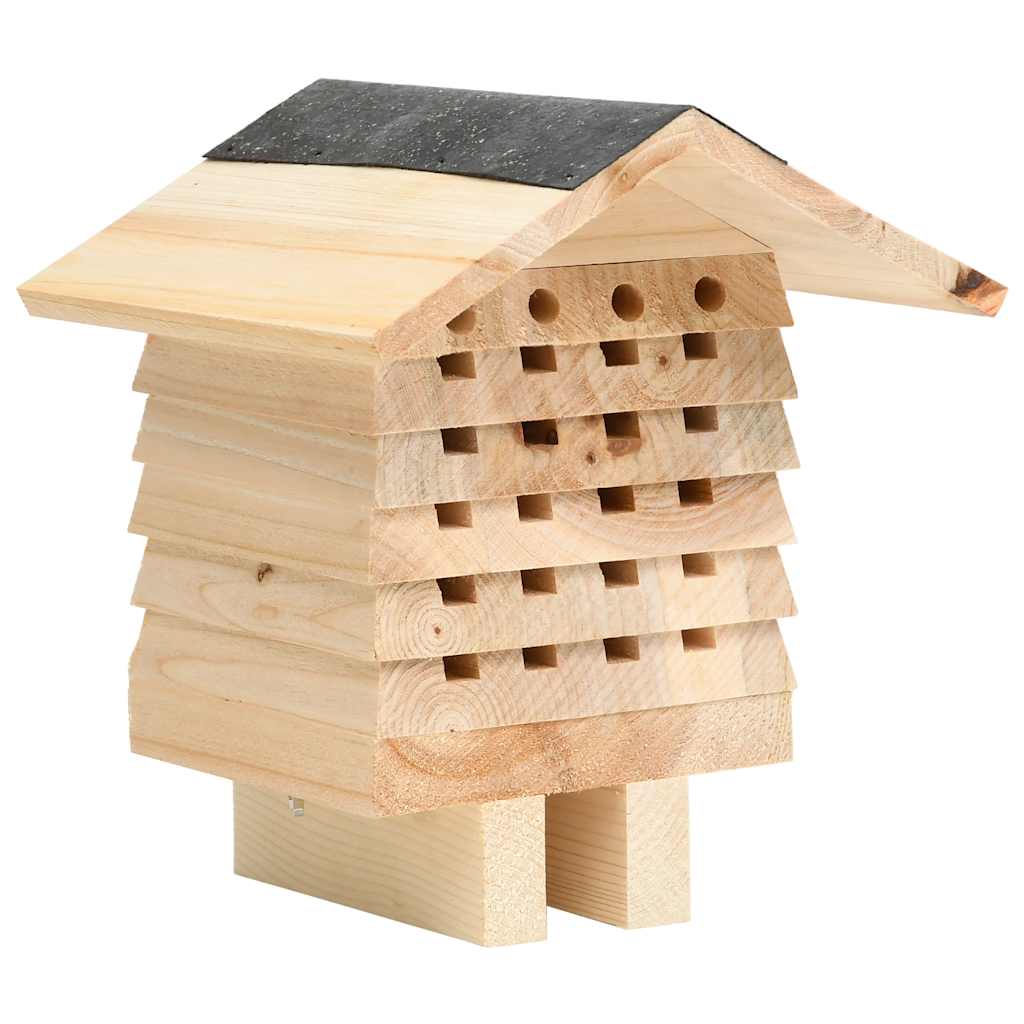 Vidaxl BeeHotel 22x20x20 cm Vurenhout