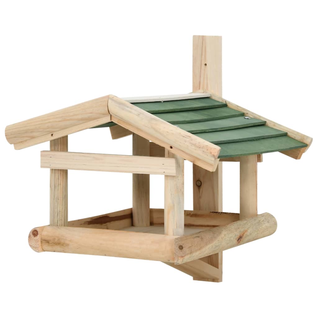 Vidaxl -Vogelfutter 35x29.5x21 cm Festholzholz