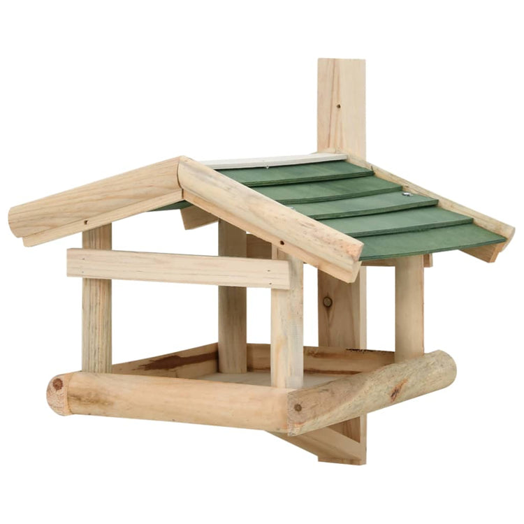 Vidaxl -Vogelfutter 35x29.5x21 cm Festholzholz