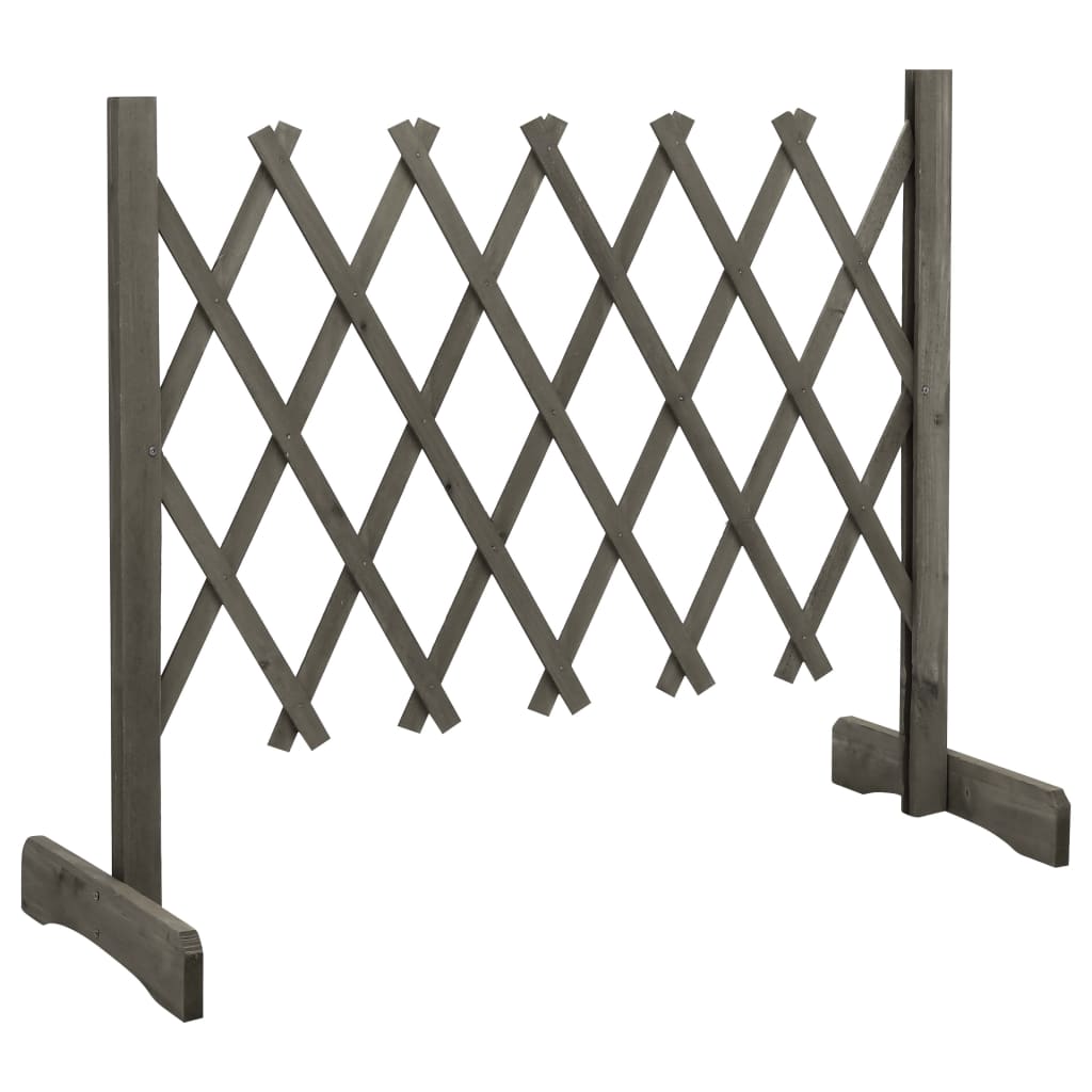 Vidaxl Garden Slat Arbeit 120x60 cm Festkiefer Grau