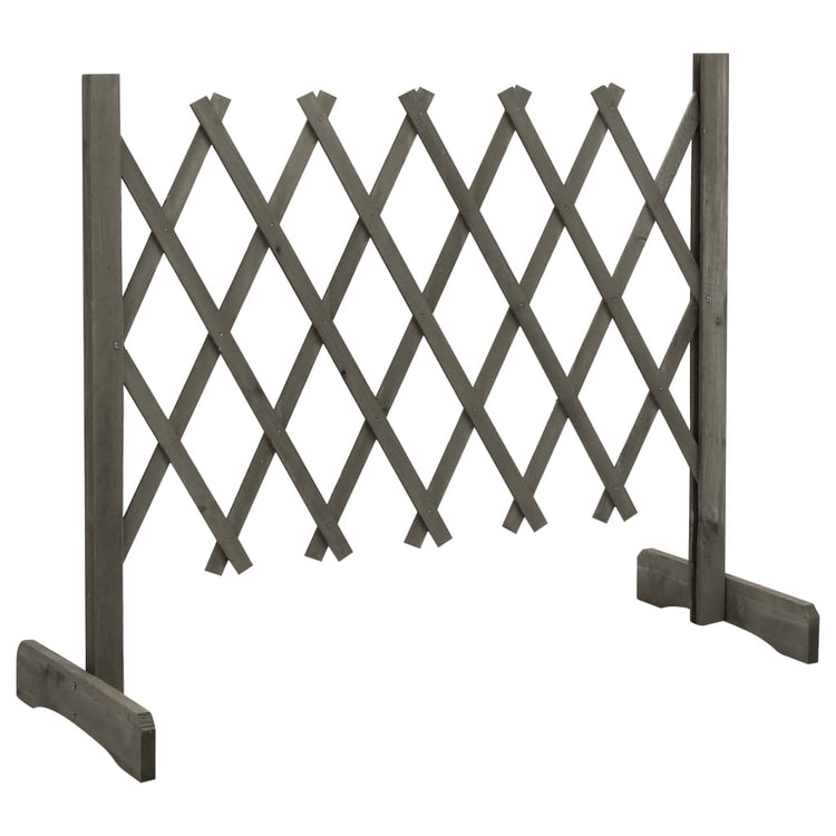 Vidaxl Garden Slat Arbeit 120x60 cm Festkiefer Grau