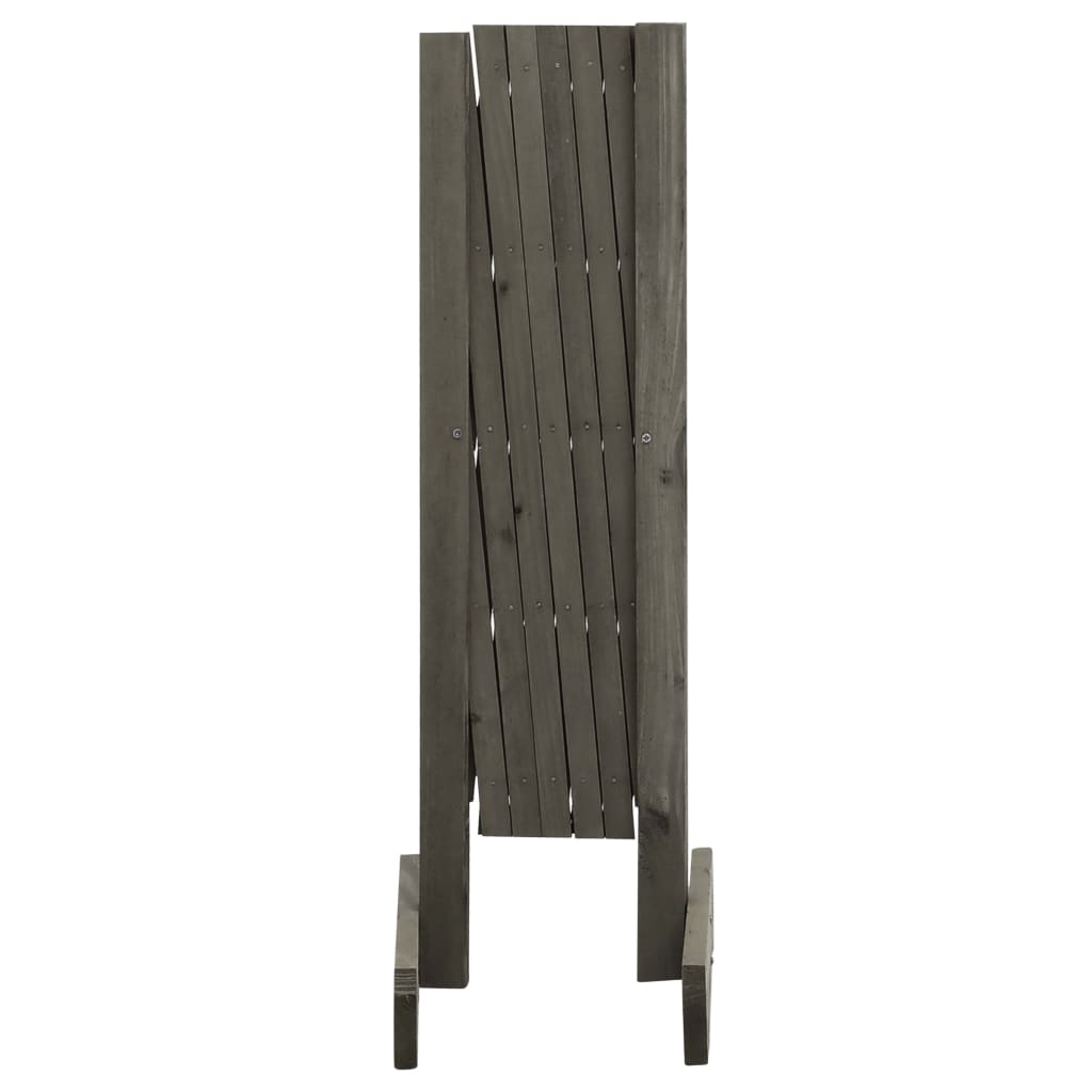 Vidaxl Garden Slat Arbeit 120x60 cm Festkiefer Grau