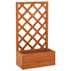 Vidaxl latwerkplantenbak 50x25x90 cm Festkiefer Orange