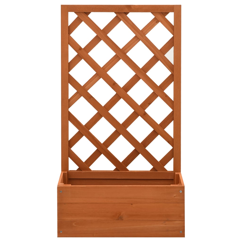 Vidaxl latwerkplantenbak 50x25x90 cm Festkiefer Orange