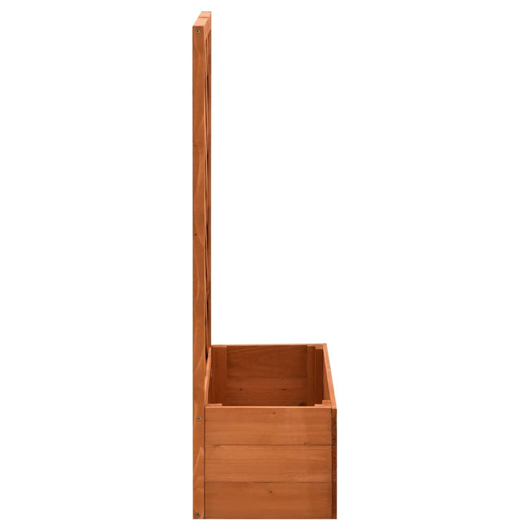 Vidaxl latwerkplantenbak 50x25x90 cm Festkiefer Orange