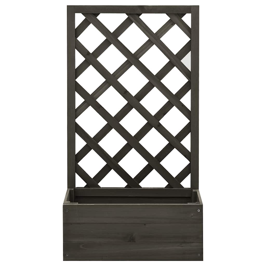 Vidaxl latwerkplantenbak 50x25x90 cm Festkiefergrau
