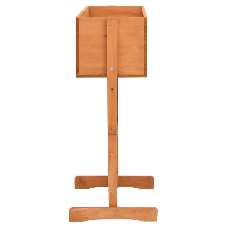 Vidaxl latwerkplantenbak 45x30x74 cm Festkiefer Orange