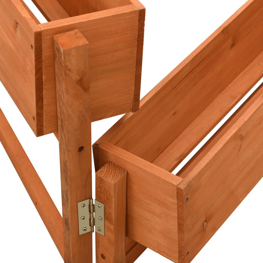 VIDAXL -Pflanzer faltbar 60x14x75 cm Festkiefer Orange