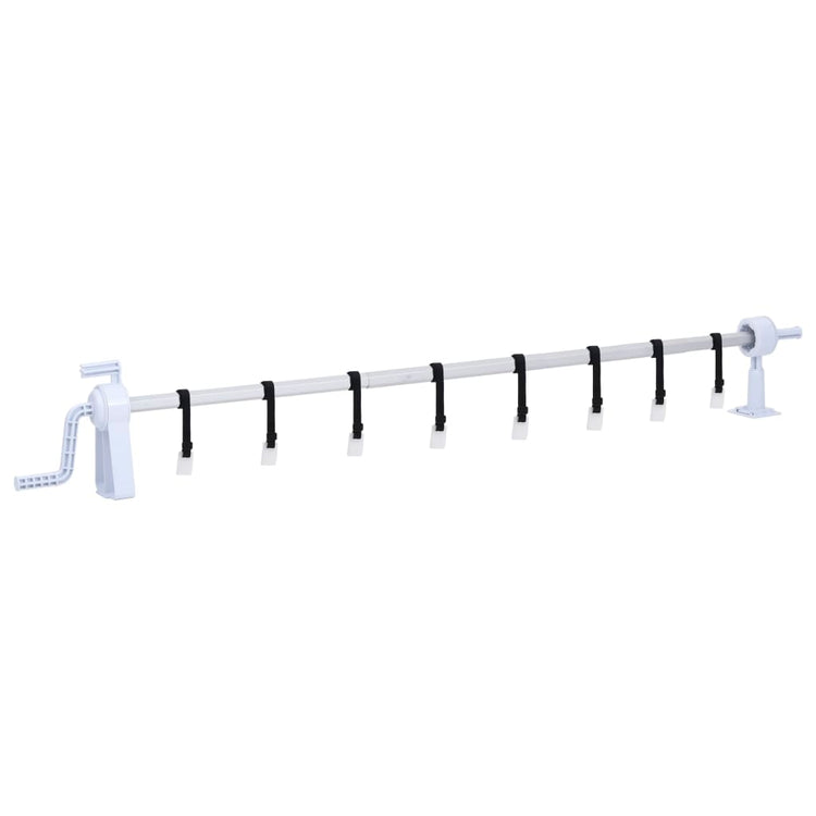 VIDAXL -Schwimmbadabdeckungsrolle mit Plastikrahmen