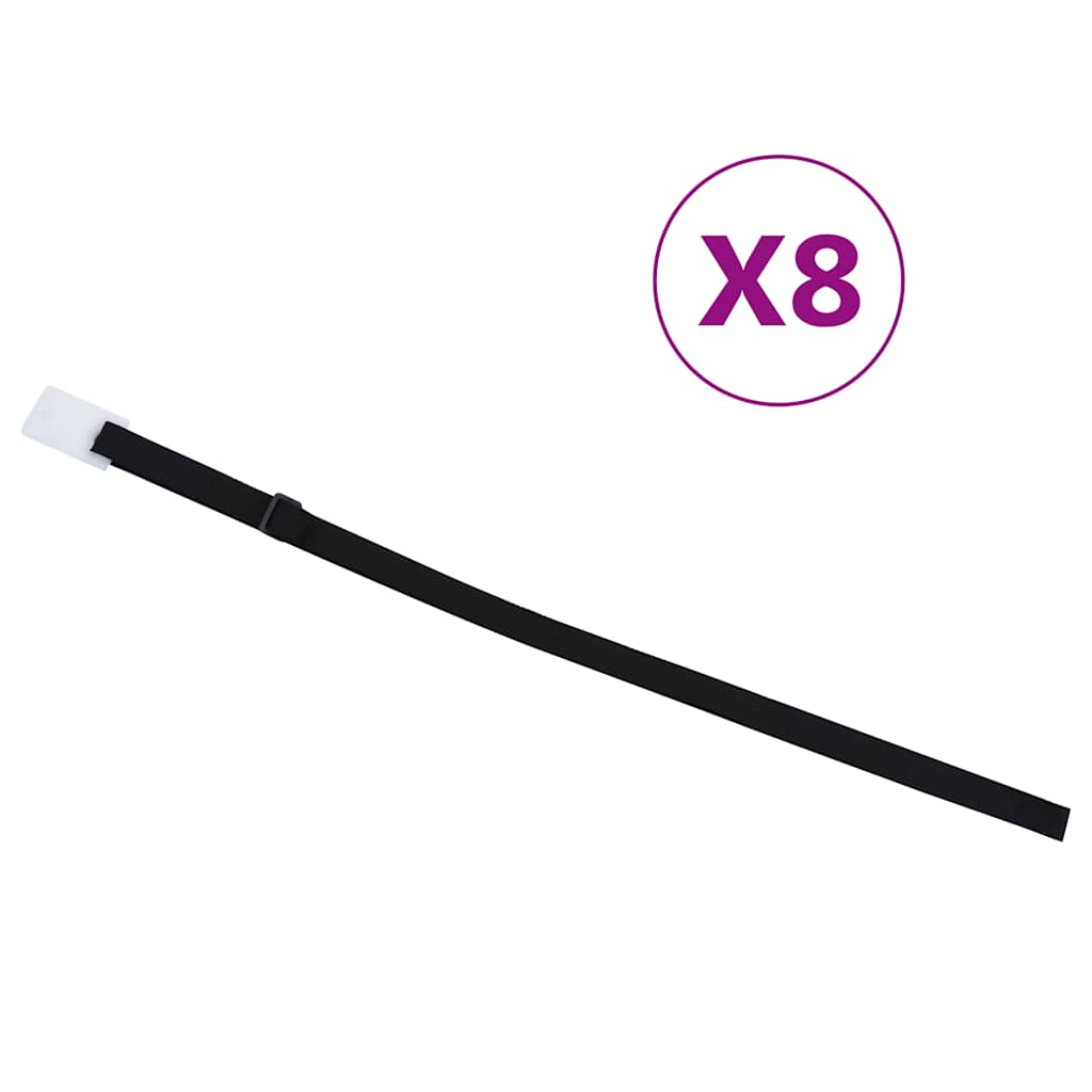 VIDAXL Rolling -Ansätze für die Swimmingpool -Abdeckung 8 ST Universal 1,8 m