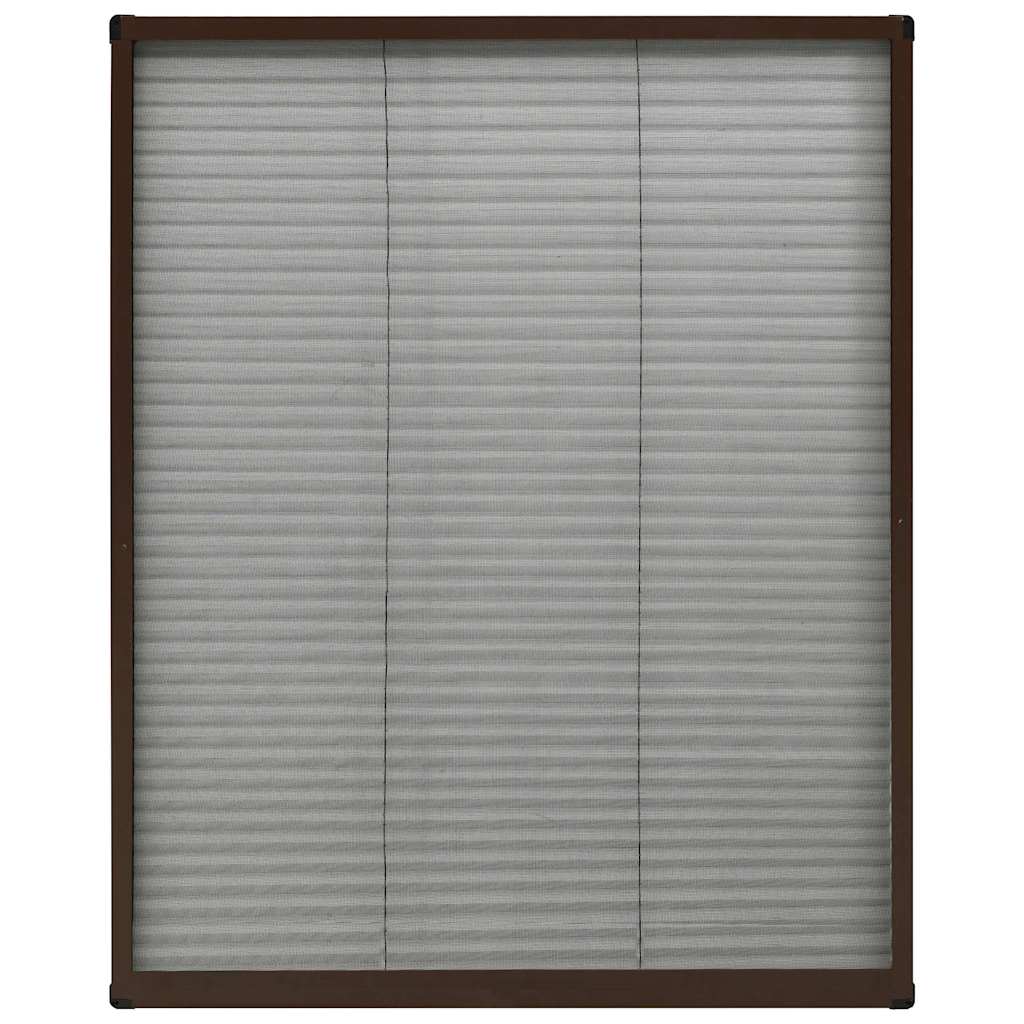 Vidaxl Fenster Plissé 60x80 cm Aluminiumbraun