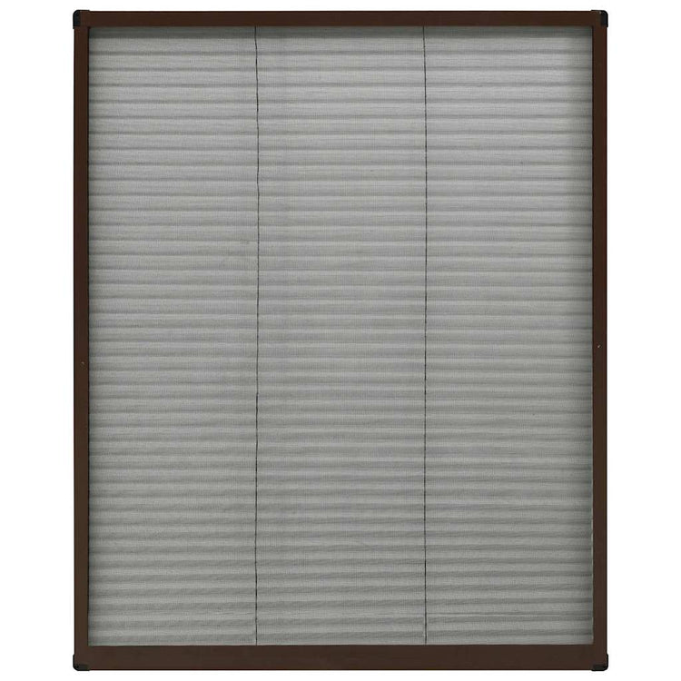 Vidaxl Fenster Plissé 60x80 cm Aluminiumbraun