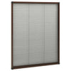 Vidaxl Fenster Plissé 60x80 cm Aluminiumbraun
