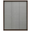 Vidaxl Fenster Plissé 80x100 cm Aluminiumbraun