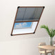 Vidaxl Fenster Plissé 80x120 cm Aluminiumbraun