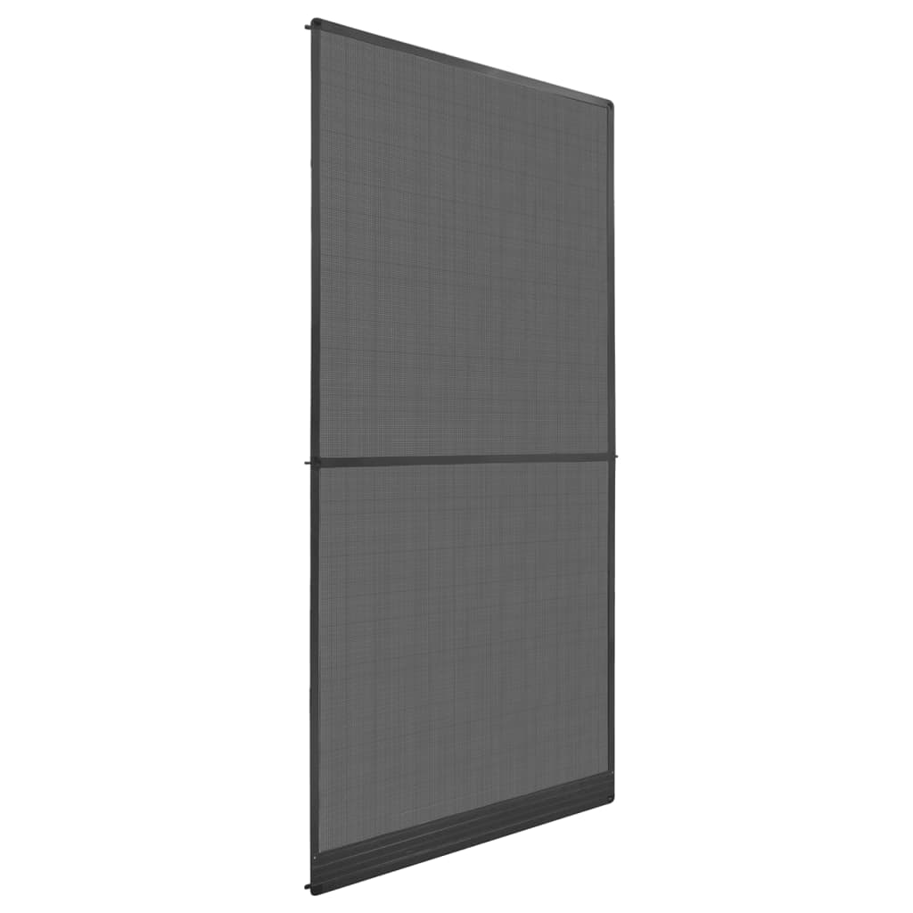 VIDAXL -Bildschirmtür mit Scharnieren 100x215 cm Anthrazit