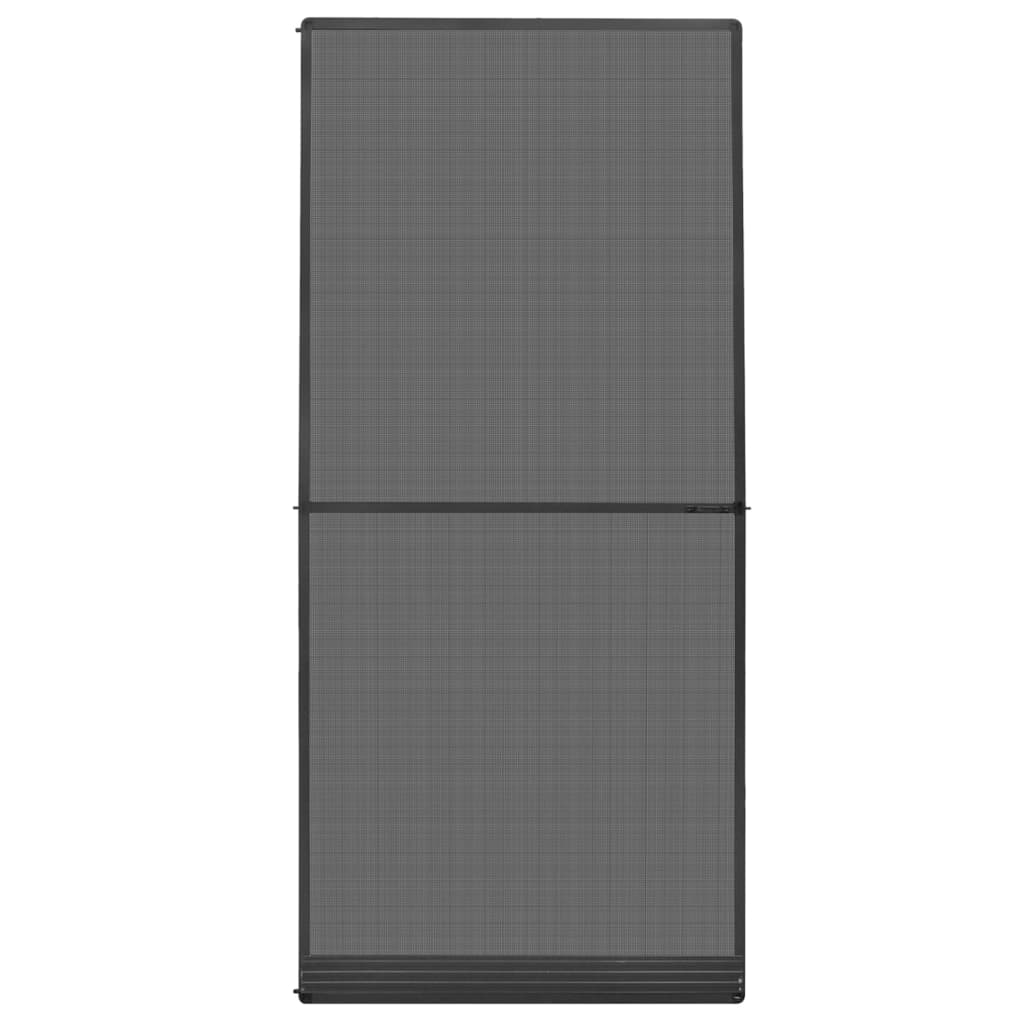 VIDAXL -Bildschirmtür mit Scharnieren 100x215 cm Anthrazit
