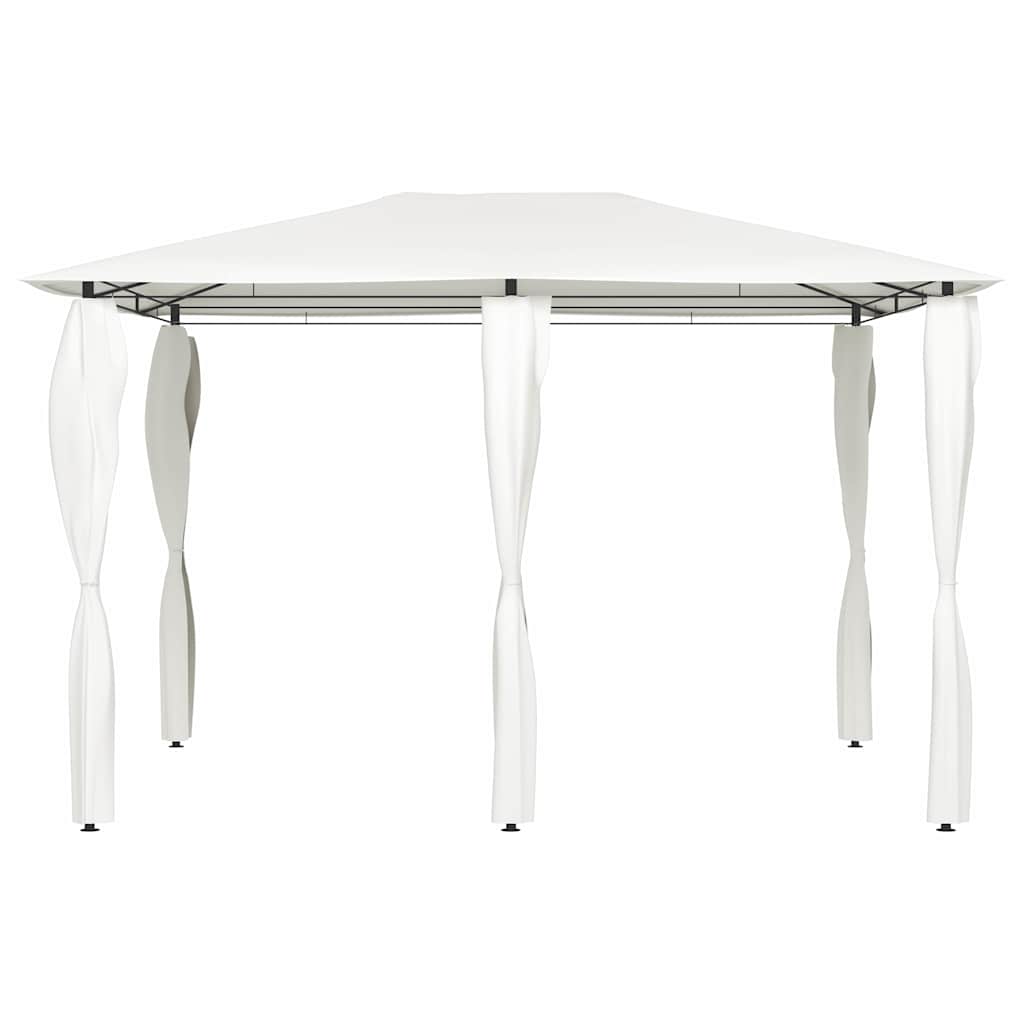 Vidaxl -Laube mit Stangenabdeckungen 160 g m² 3x4x2,6 m cremefarben