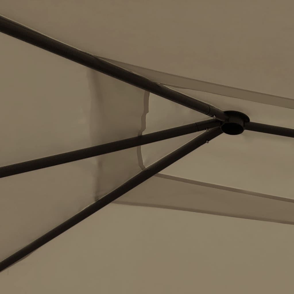 Vidaxl -Arbor 160 g m² 3x4x2,6 M Taupe