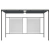 Vidaxl -Laube mit ausziehbarem Dach 180 g m² 4x3x2,3 m Anthrazit -Gelenkt