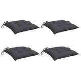 VIDAXL -Stuhlkissen 4 PCs 40x40x7 cm Oxford Stoffanthrazit -gelöscht - afbeelding 3