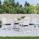 VIDAXL -Stuhlkissen 4 PCs 40x40x7 cm Oxford Stoffanthrazit -gelöscht - afbeelding 1
