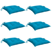 Vidaxl Stuhlkissen 6 ST 50 x 50 x 7 cm Oxford Stoff hellblau - afbeelding 3