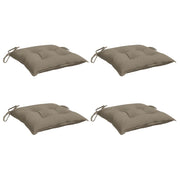VidaXL Stuhlkissen 4 Stück 50x50x7 cm Oxford-Stoff Taupe - afbeelding 3