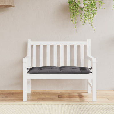 Vidaxl Garden Bench Kissen 100x50x7 cm Oxford Stoffanthrazit -gelöscht