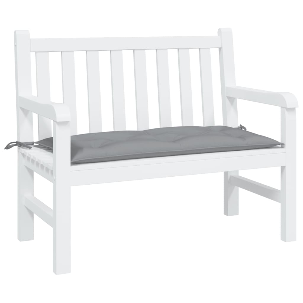 Vidaxl Garden Bench Kissen 100x50x7 cm Oxford Stoff grau