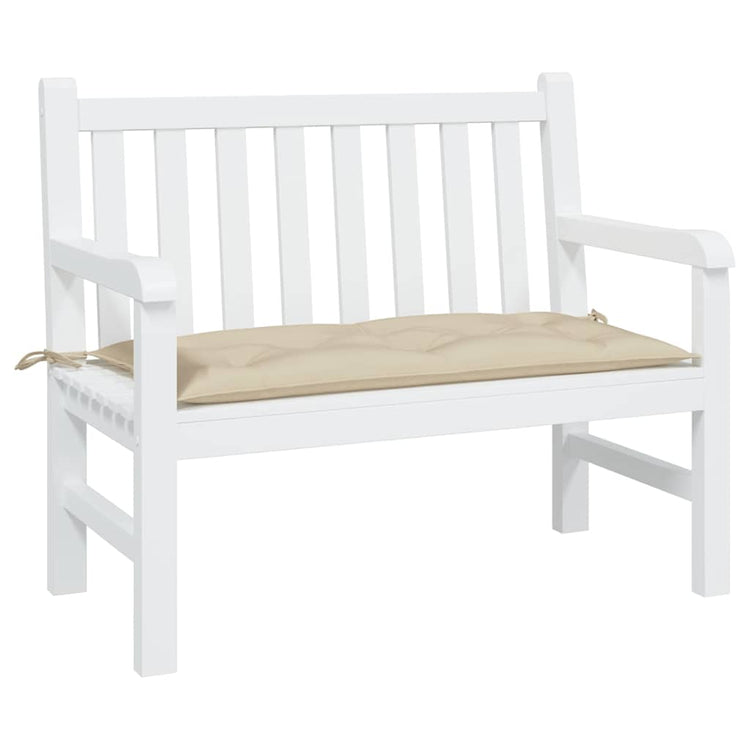 VidaXL Gartenbankauflage 100x50x7 cm Oxford-Stoff beige
