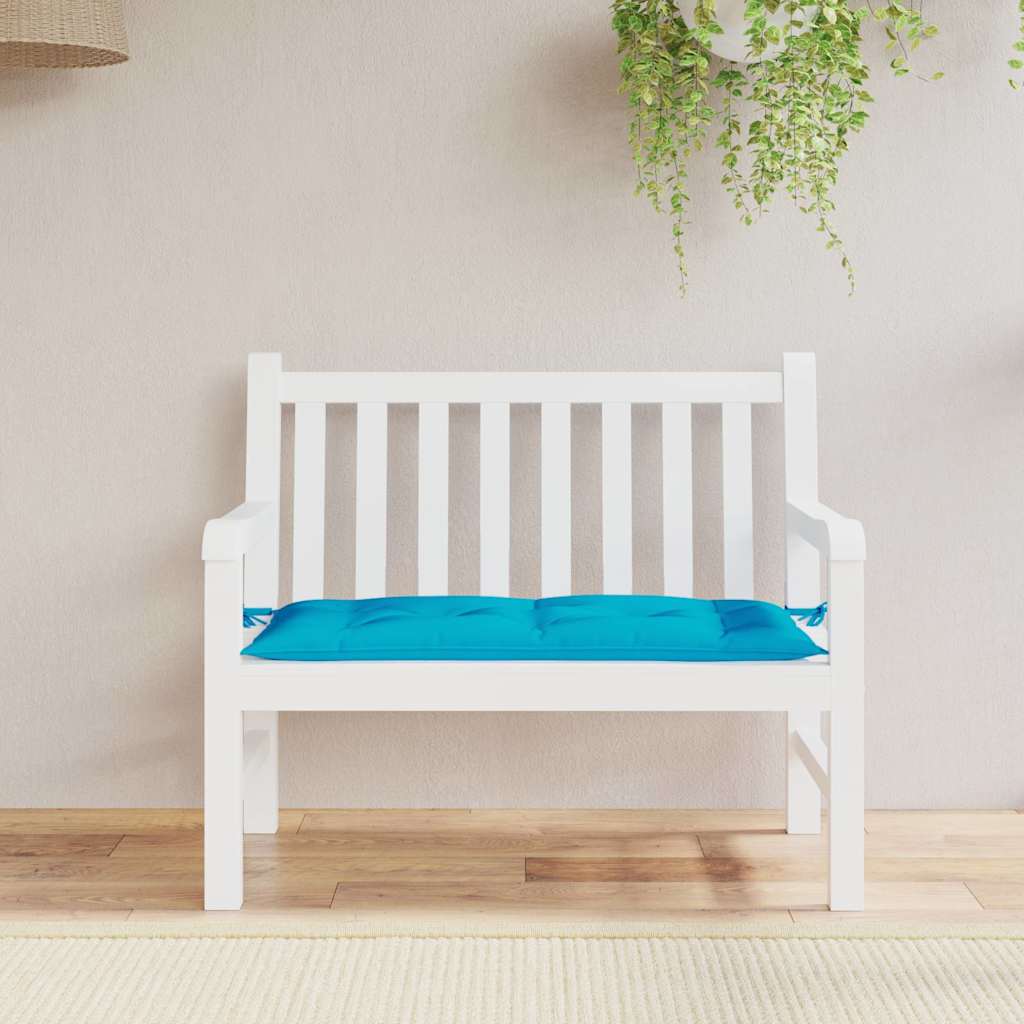Vidaxl Gartenbank Kissen 100x50x7 cm Oxford Stoff hellblau