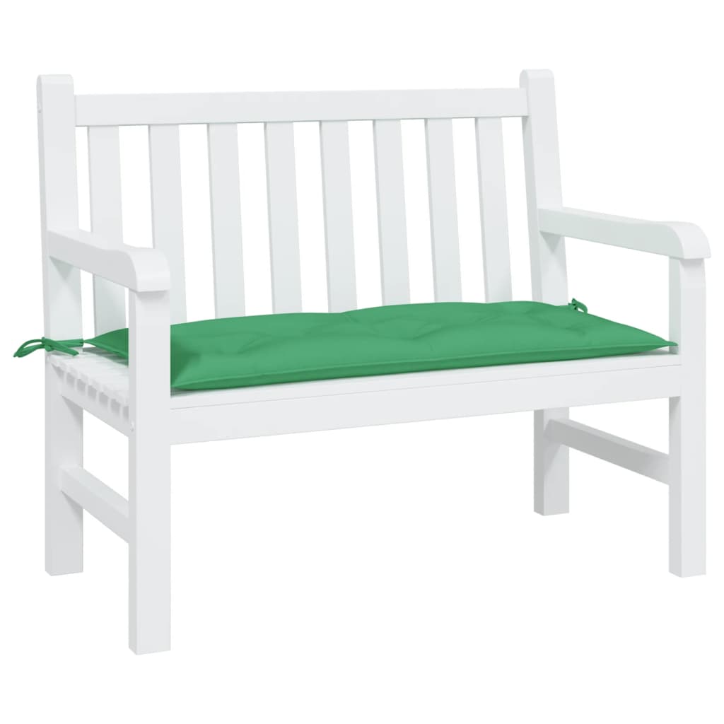 Vidaxl Garden Bench Kissen 100x50x7 cm Oxford Stoff grün