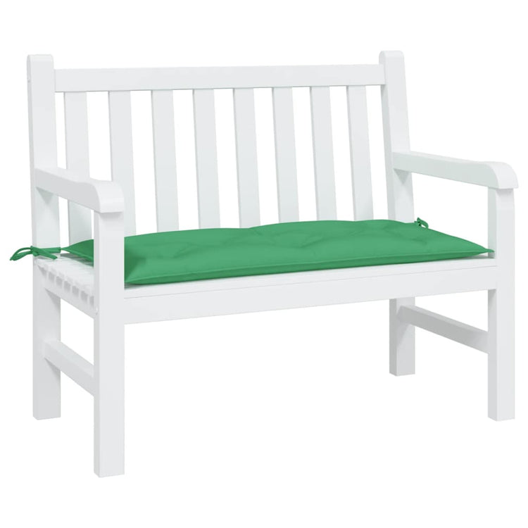 Vidaxl Garden Bench Kissen 100x50x7 cm Oxford Stoff grün
