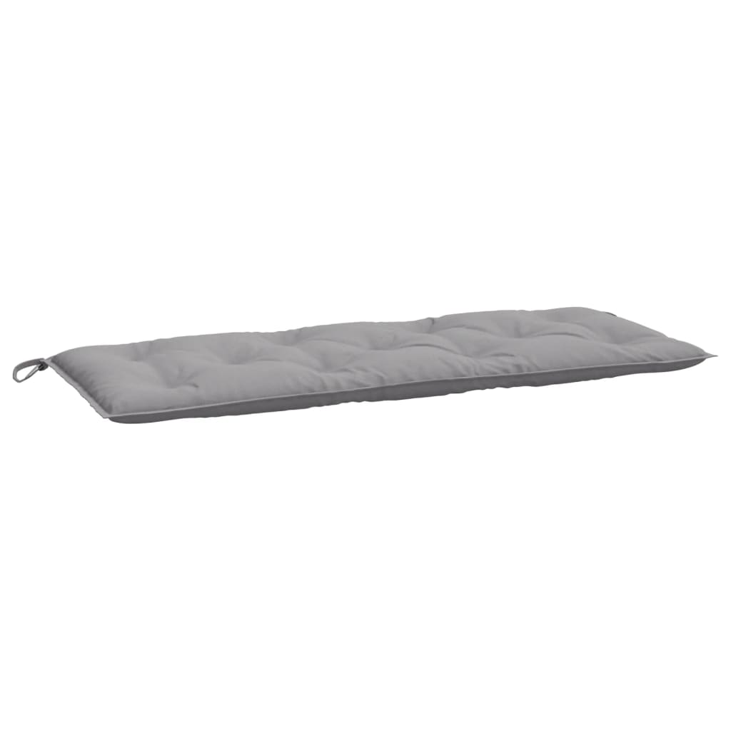 Vidaxl Gartenbank Kissen 120x50x7 cm Oxford Stoff grau