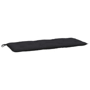 Vidaxl Gartenbank Kissen 120x50x7 cm Oxford Stoff schwarz - afbeelding 2