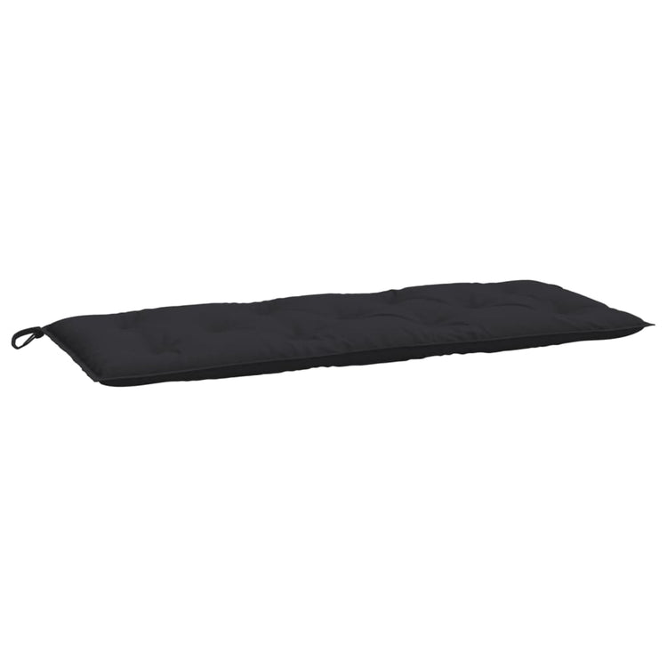 Vidaxl Gartenbank Kissen 120x50x7 cm Oxford Stoff schwarz