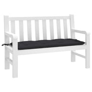 Vidaxl Gartenbank Kissen 120x50x7 cm Oxford Stoff schwarz - afbeelding 3