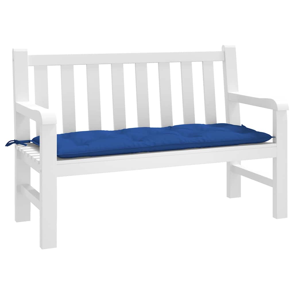 VidaXL Gartenbankauflage 120x50x7 cm Oxford-Stoff blau