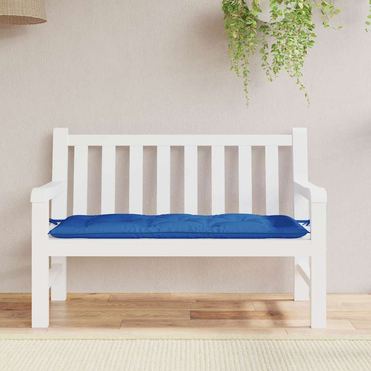 VidaXL Gartenbankauflage 120x50x7 cm Oxford-Stoff blau