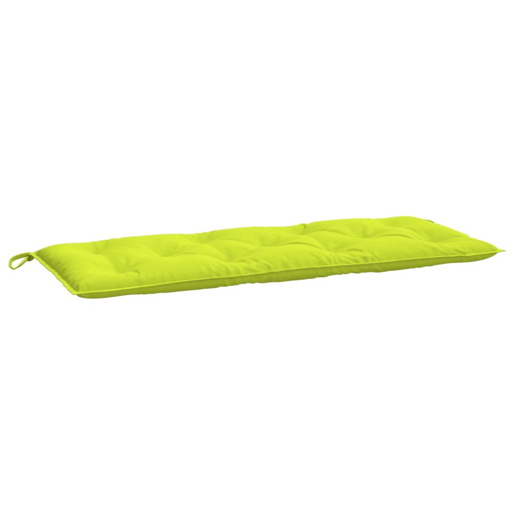 Vidaxl Garden Bench Kissen 120x50x7 cm Oxford Stoff klar grün