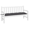 Vidaxl Garden Bench Kissen 150x50x7 cm Oxford Stoffanthrazit -gelöscht